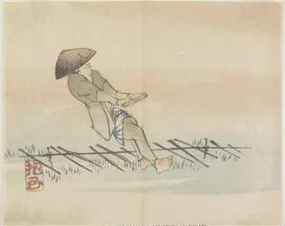 (Homme Tirant un Fil de Soie), c. 1830